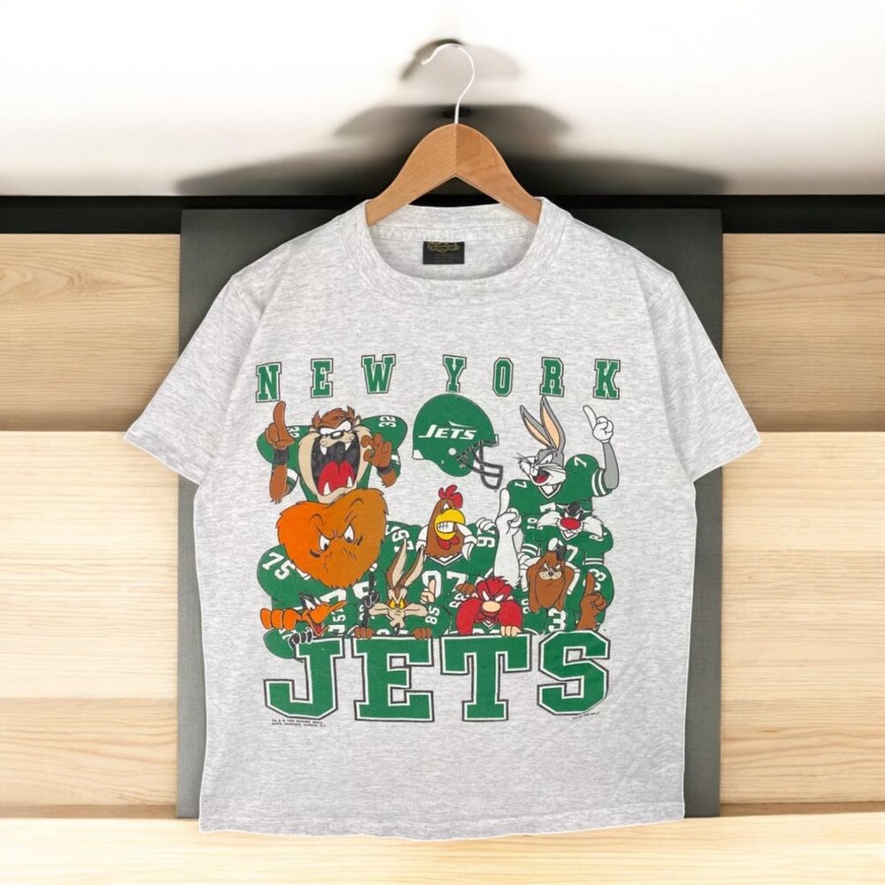 Rare New York Jets Retro style 90s Looney Tunes T shirt Retro tee NH11510